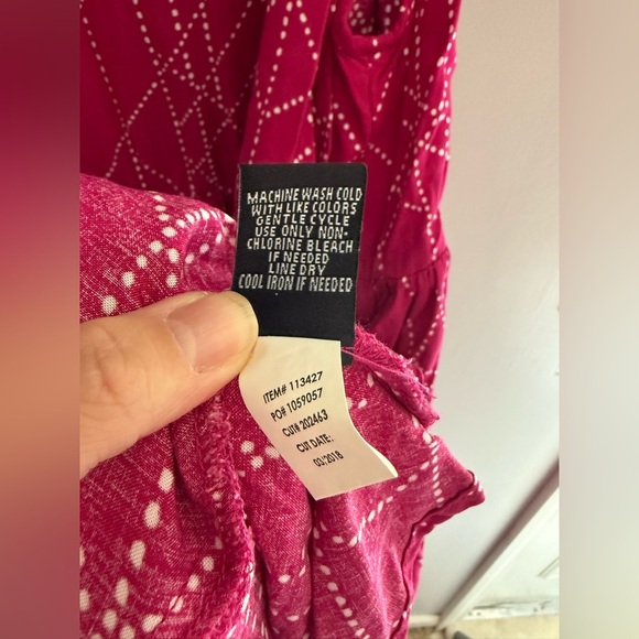 Torrid Dress & Kimono Cardigan Womens SZ 2 1/2 Pink Flowy MIDI Draped Front - Picture 8 of 14